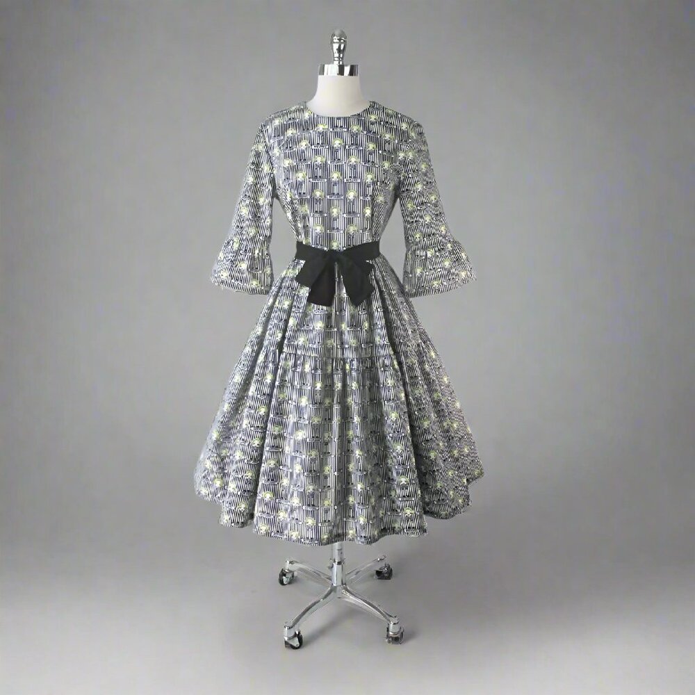 Bell Sleeve Beetlejuice Dress